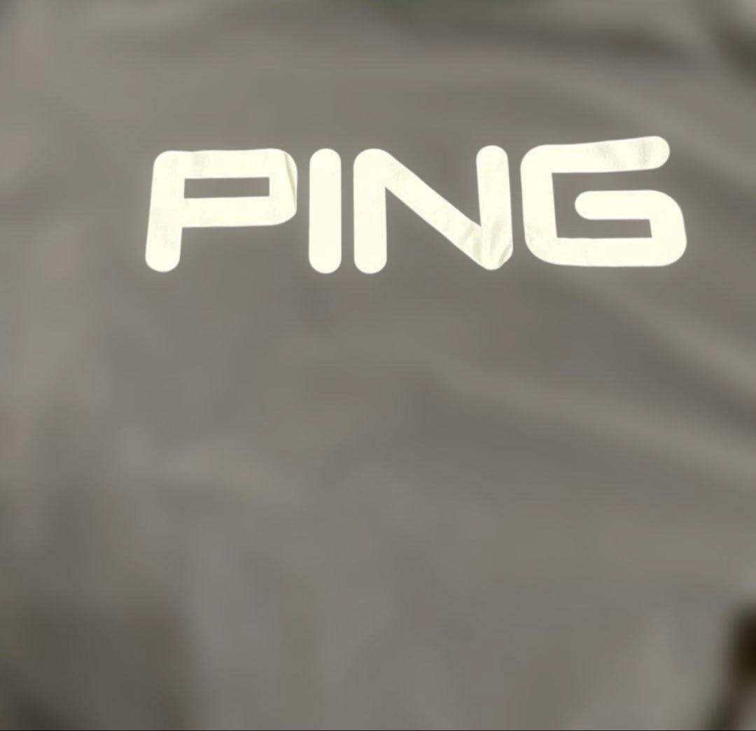 PING メンズゴルフセーターとウインドブレーカーのリバーシブル　黒　LL