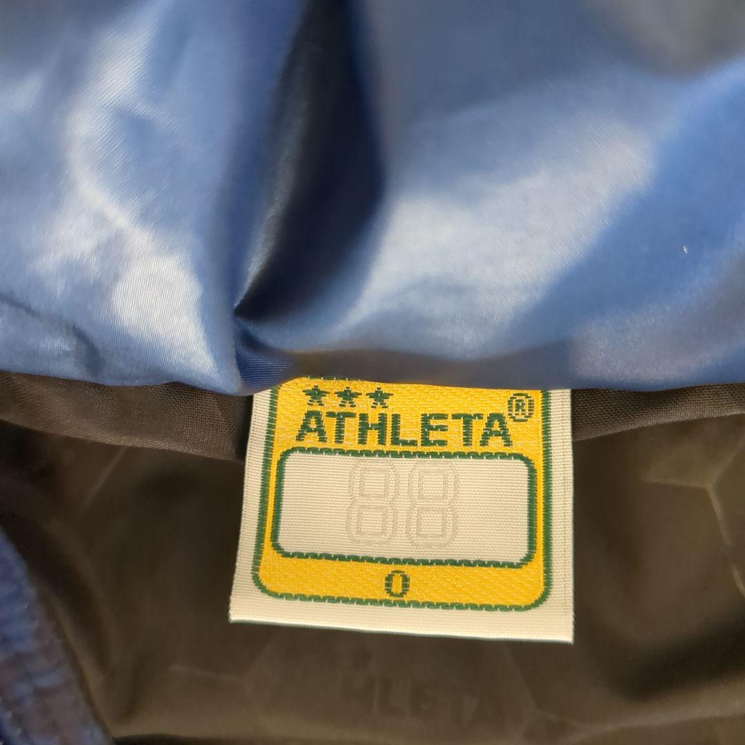 ATHLETA ベンチコート フード付き 青