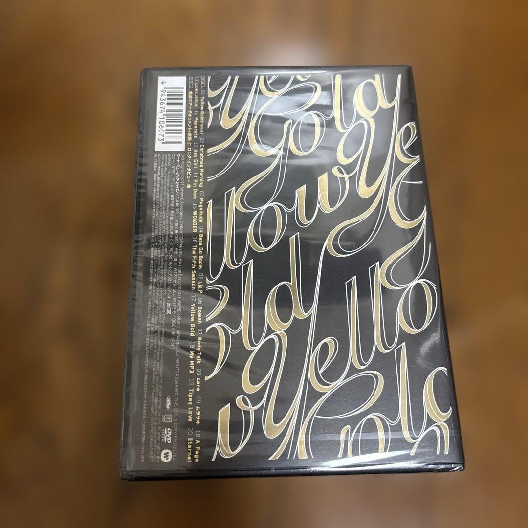 赤西仁　Yellow Gold Tour 3011 未開封　3点セット