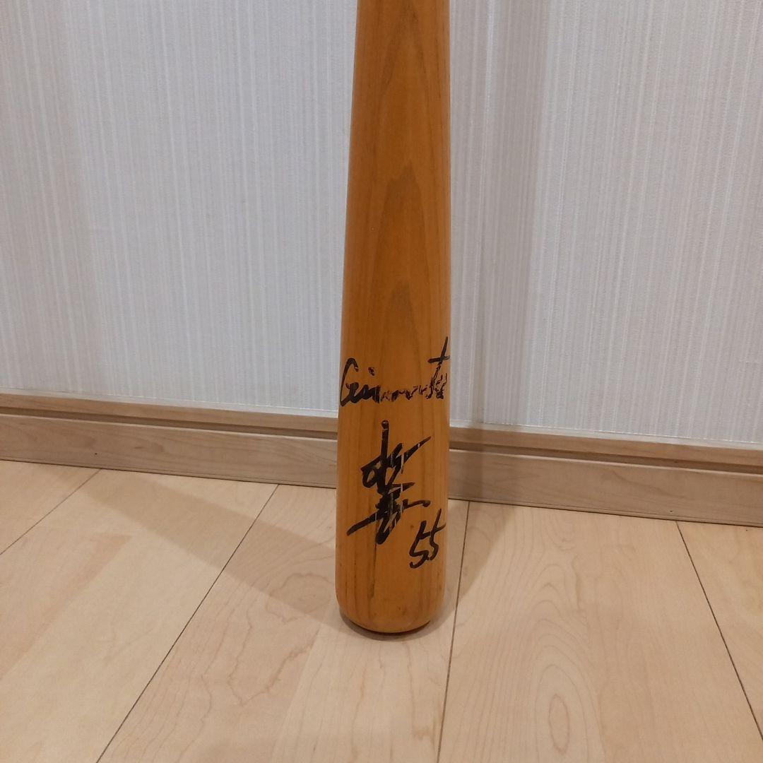 松井秀喜選手(巨人)　直筆サインバット