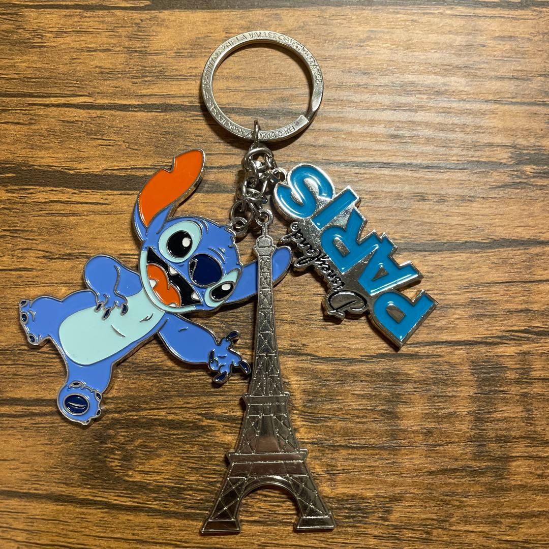 フランス限定　ディズニーランド•パリ　スティッチ　キーホルダー