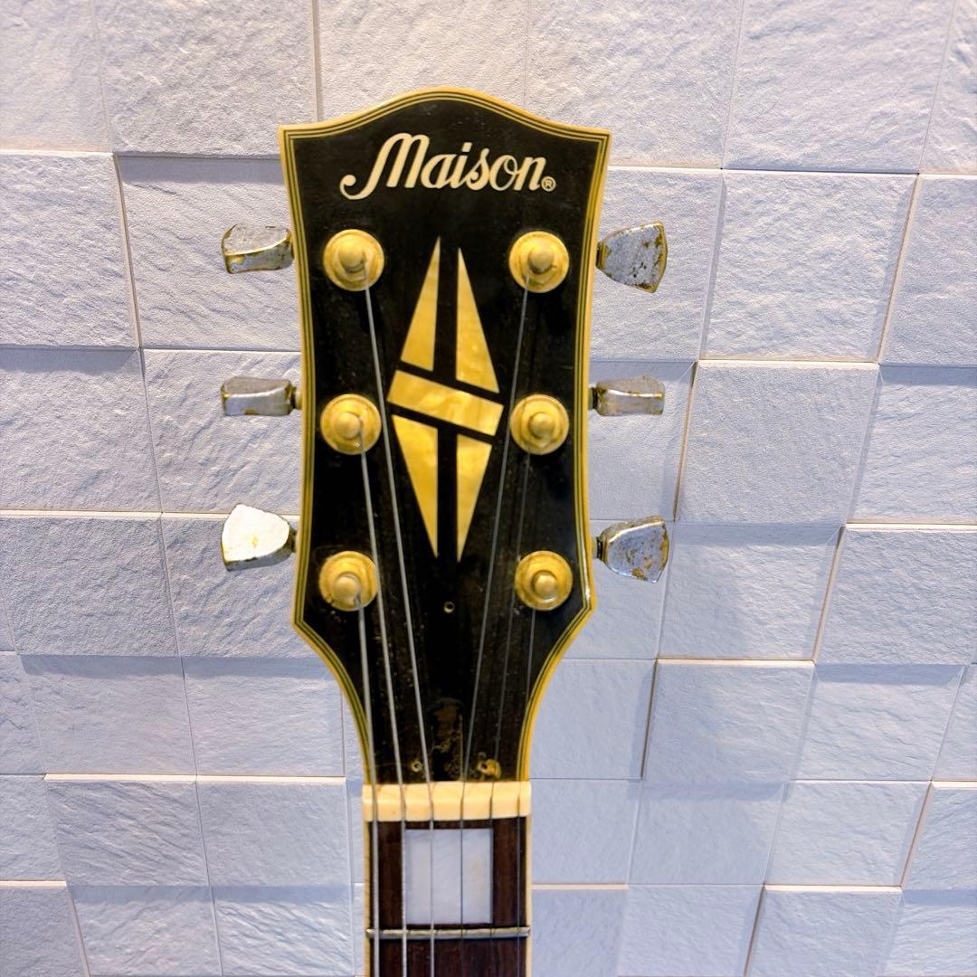【音出し◯】MAISON メイソン　エレキギター　レスポール　カスタム　ホワイト