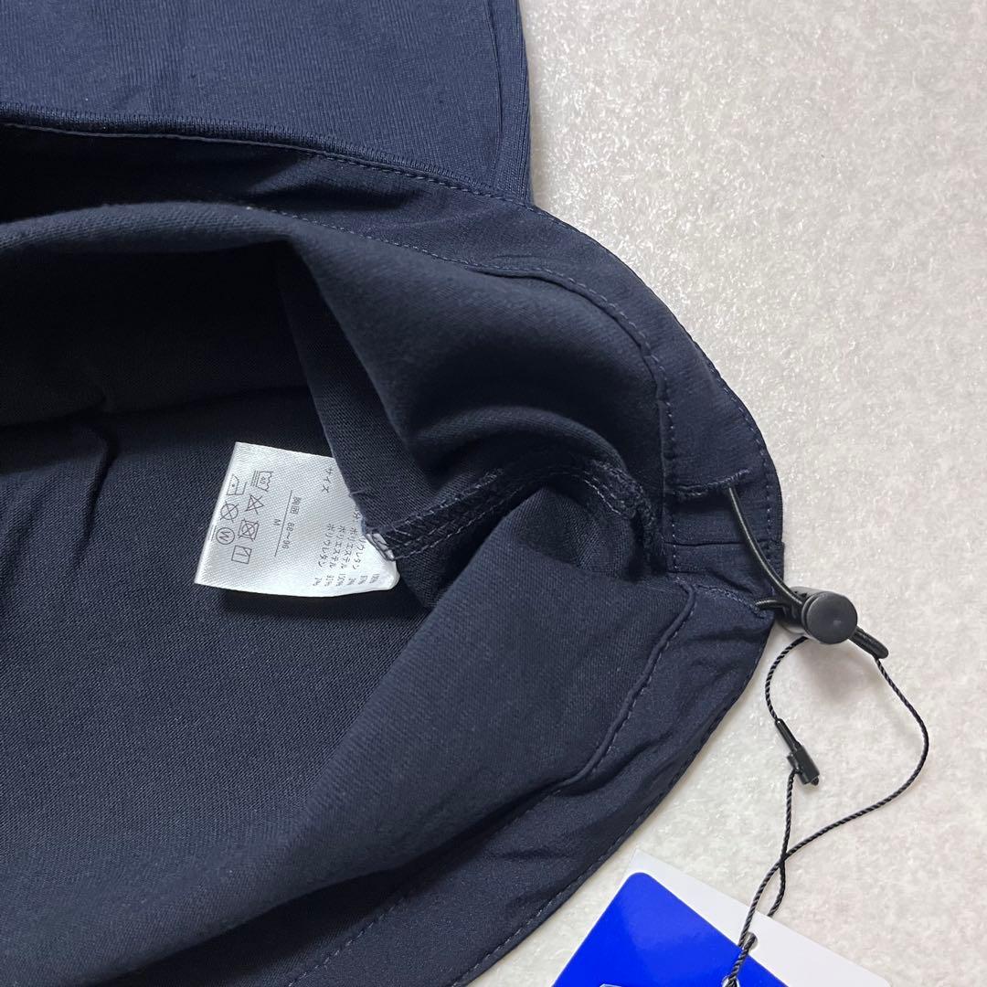 ファイテン ハイブリッド ネック Tシャツ ワイドシルエット ネイビーM