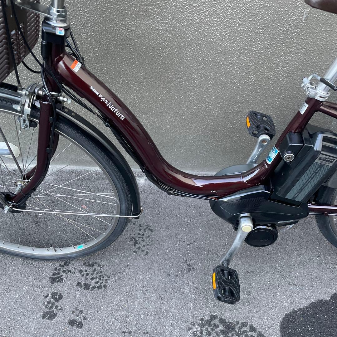 ヤマハ電動アシスト自転車ブラウン