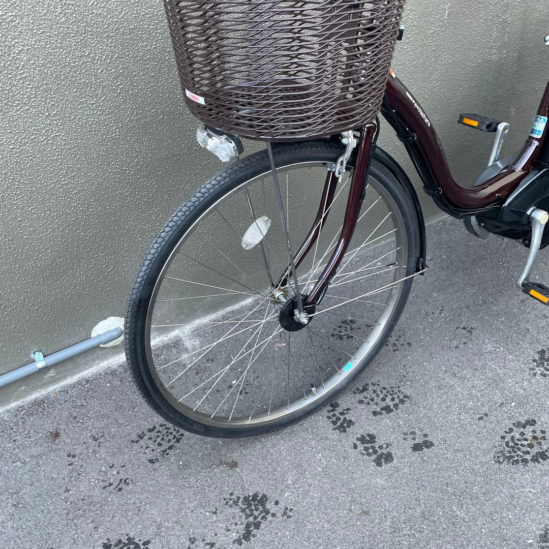 ヤマハ電動アシスト自転車ブラウン