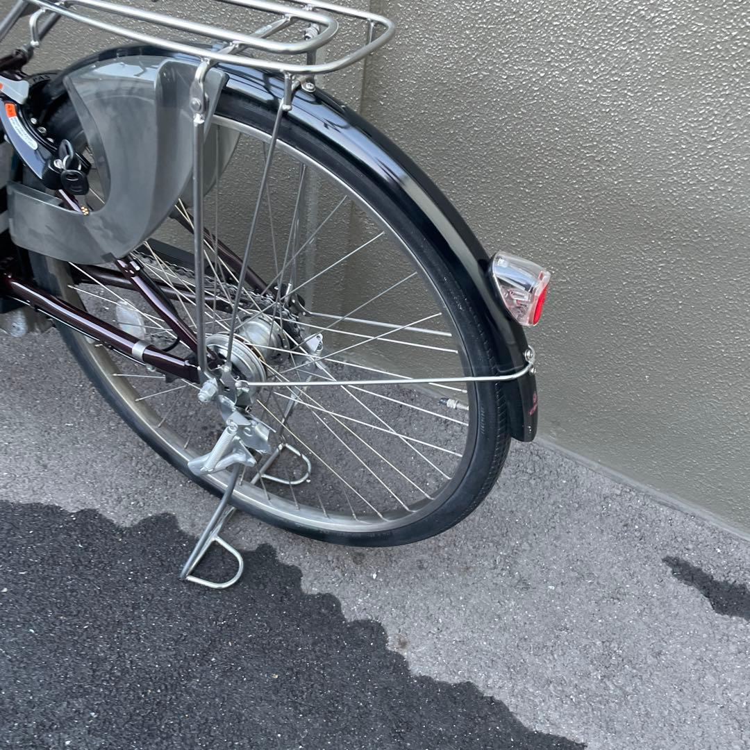 ヤマハ電動アシスト自転車ブラウン