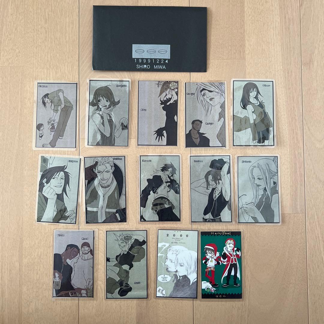 三輪士郎 1998年 初オフセット本 LOOP 画集 ペーパー 他 非売品多数