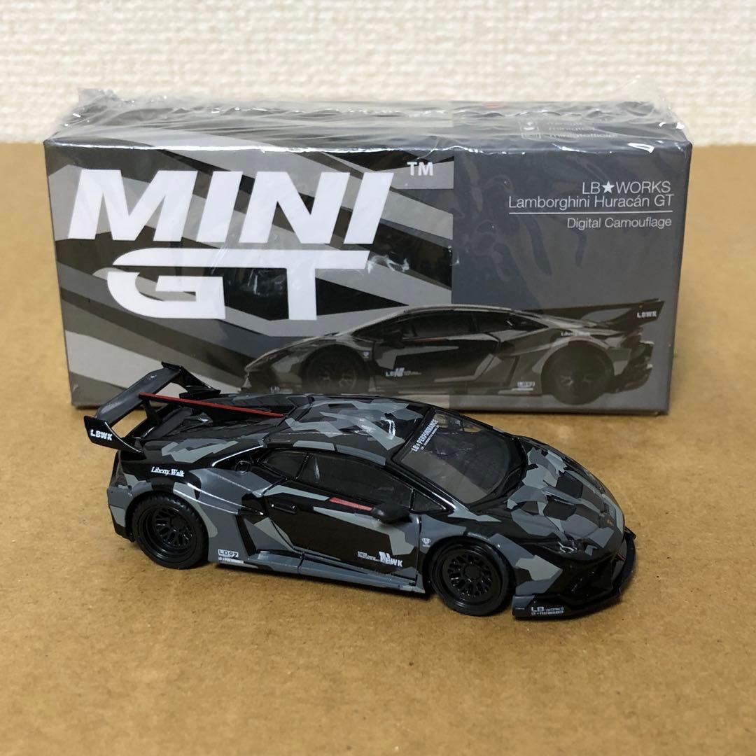MINI GT　LBワークス　ランボルギーニ ウラカン　デジタル カモフラージュ