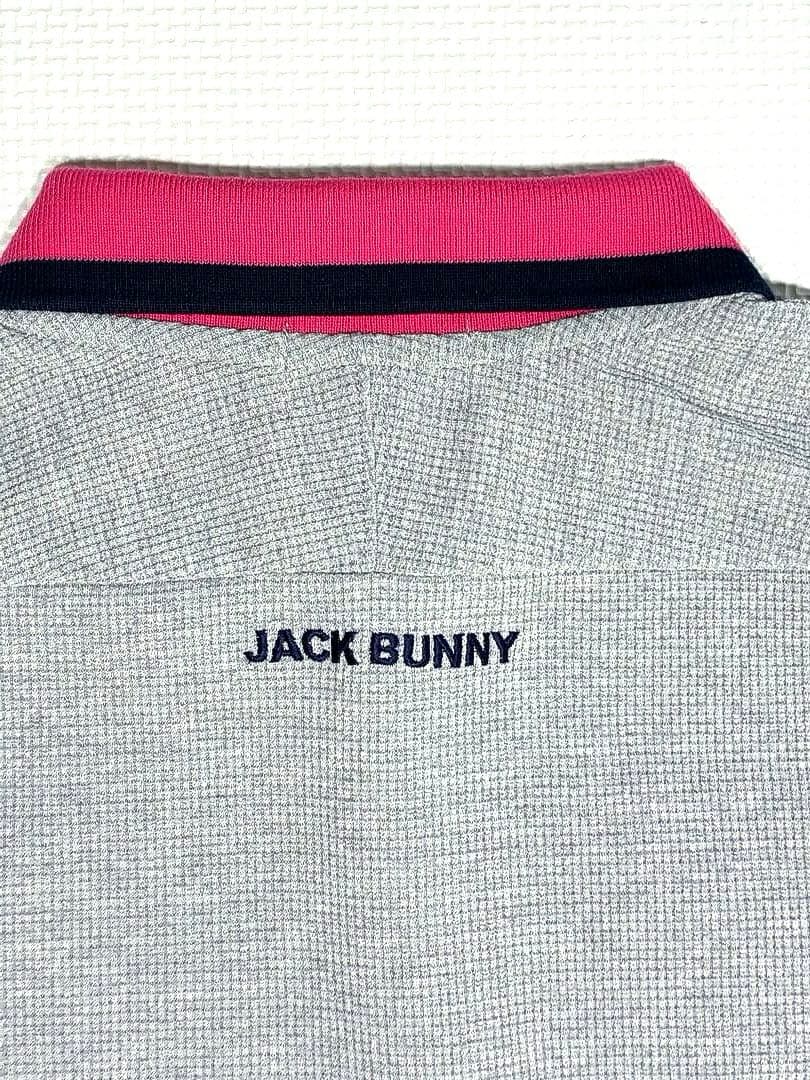 Jack Bunny!! コットンワッフル ポロシャツ（L.GRAY／４）
