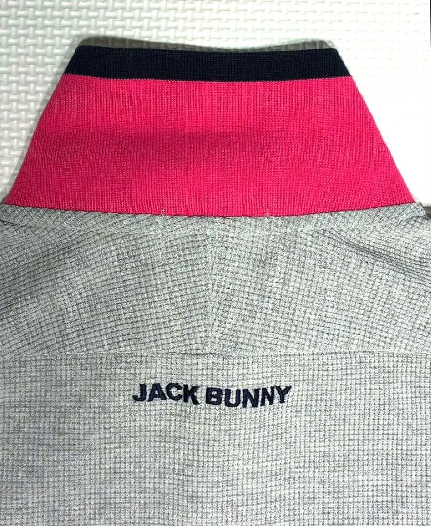 Jack Bunny!! コットンワッフル ポロシャツ（L.GRAY／４）