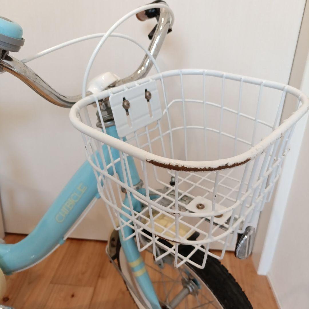 子供　自転車　１４インチ　補助輪付き