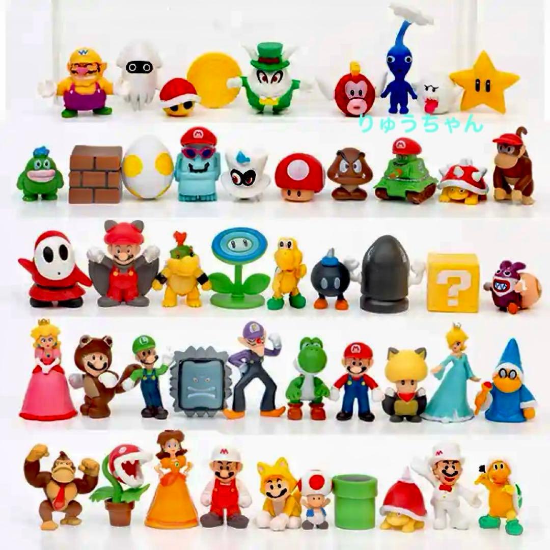 [新品] スーパーマリオ フィギュア 48体セット 3