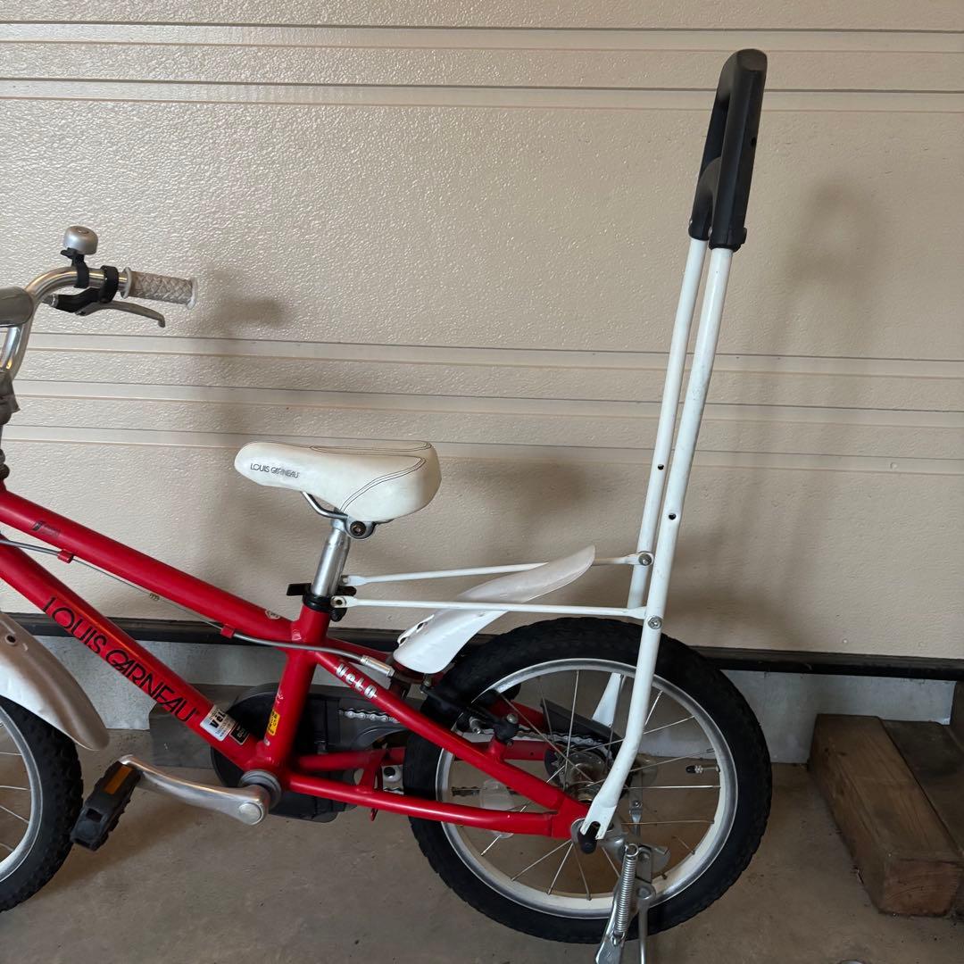 ルイガノ　キッズバイク　レッド 16インチ 幼児用自転車 補助輪付き
