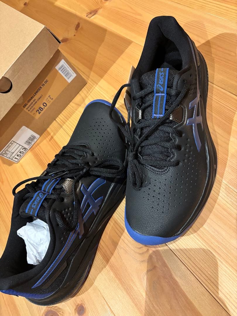 asics GEL-CHALLENGER 15 28.0cm 黒　オムニクレー)