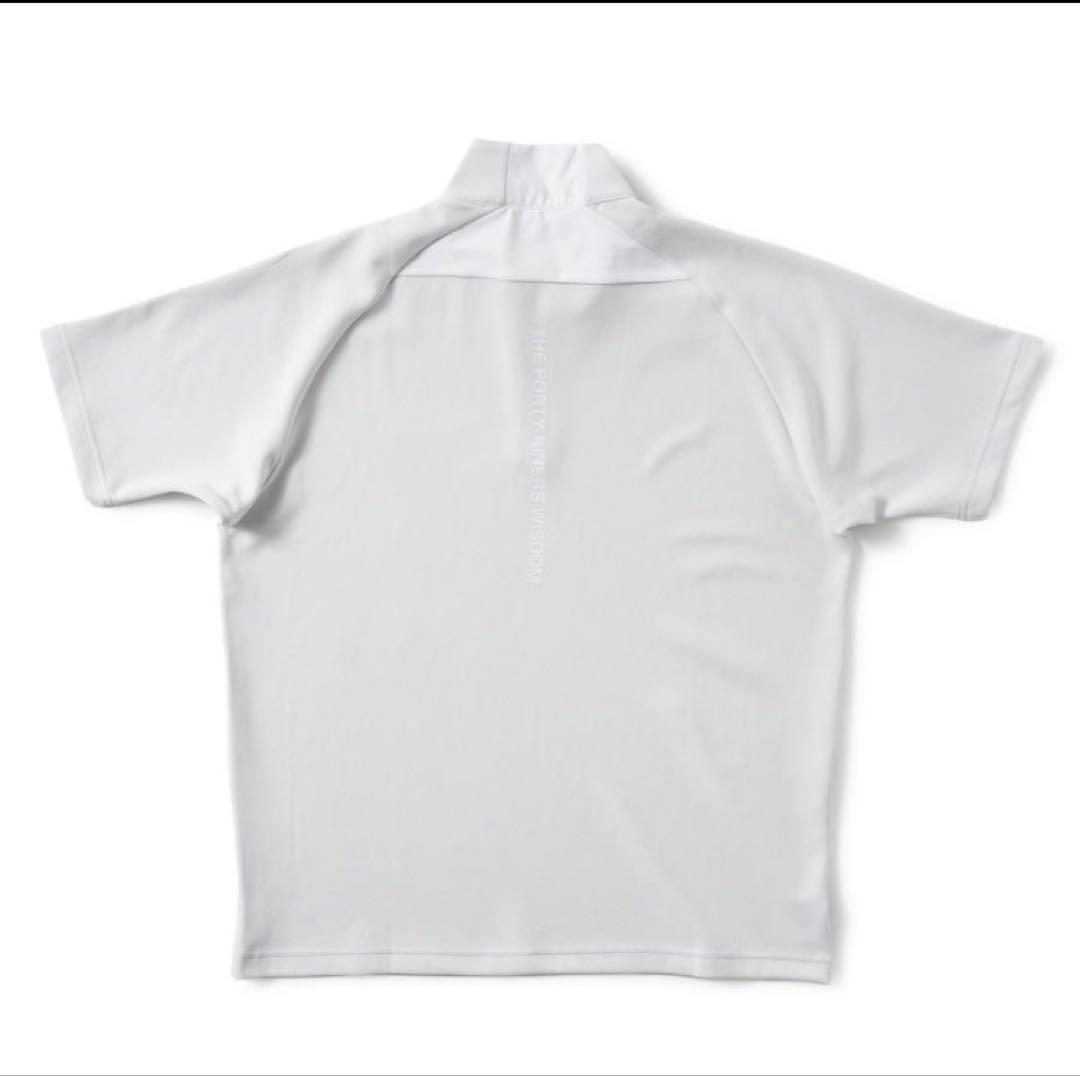 メンズウェア TFW49 HALF ZIP SS MOCKNECK L.GREY