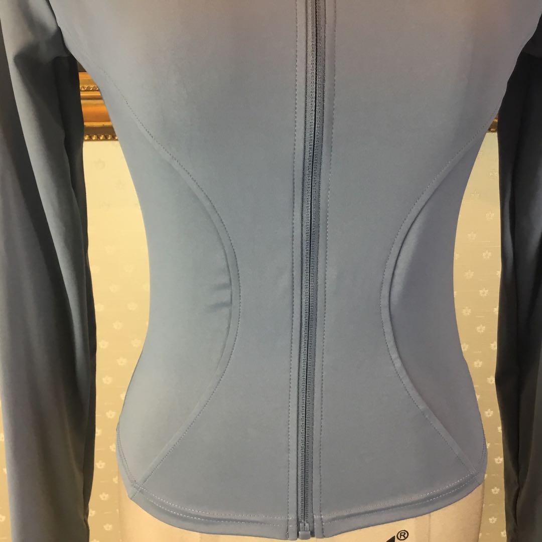 LULULEMON☆ サイズXL フィットジャケット スモークブルー