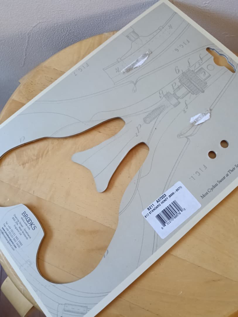 BROOKS ブルックス　B17 レザーサドル　 ブラウン　現状品