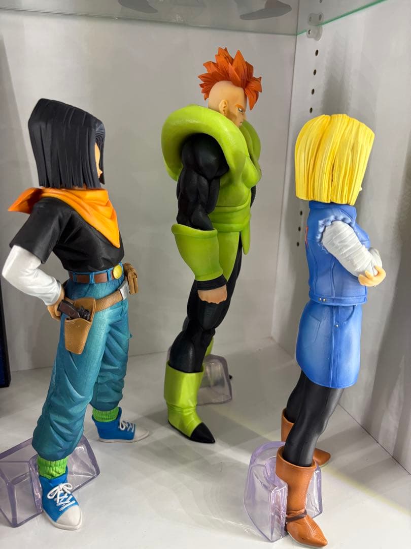 一番くじドラゴンボール人造人間16号17号18号 開封品現状品　箱無し三体セット