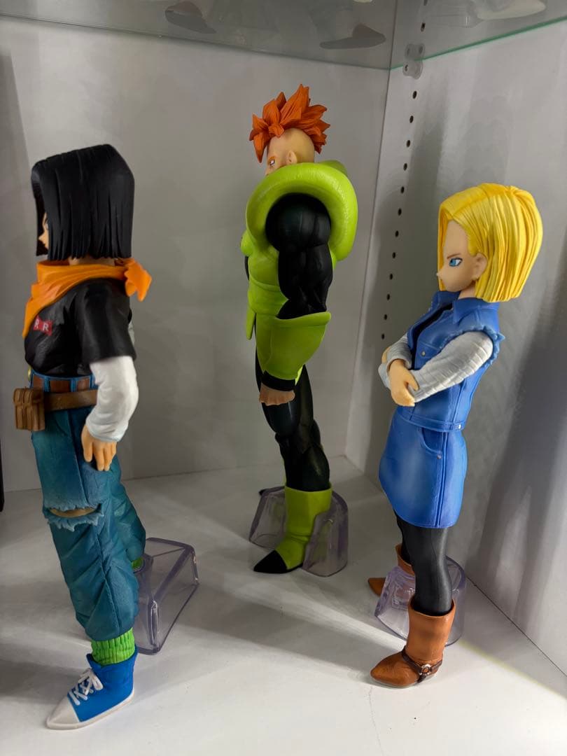 一番くじドラゴンボール人造人間16号17号18号 開封品現状品　箱無し三体セット