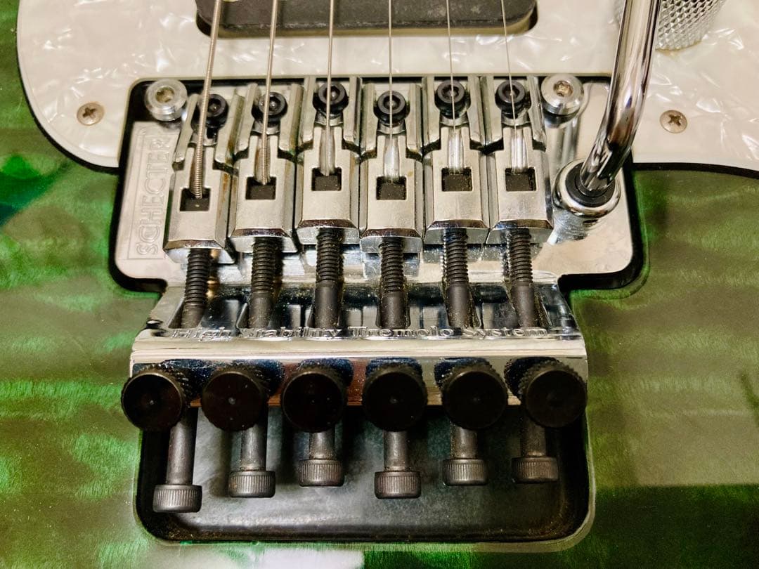 【美品】schecter SD-2-24-AL See-thru Green