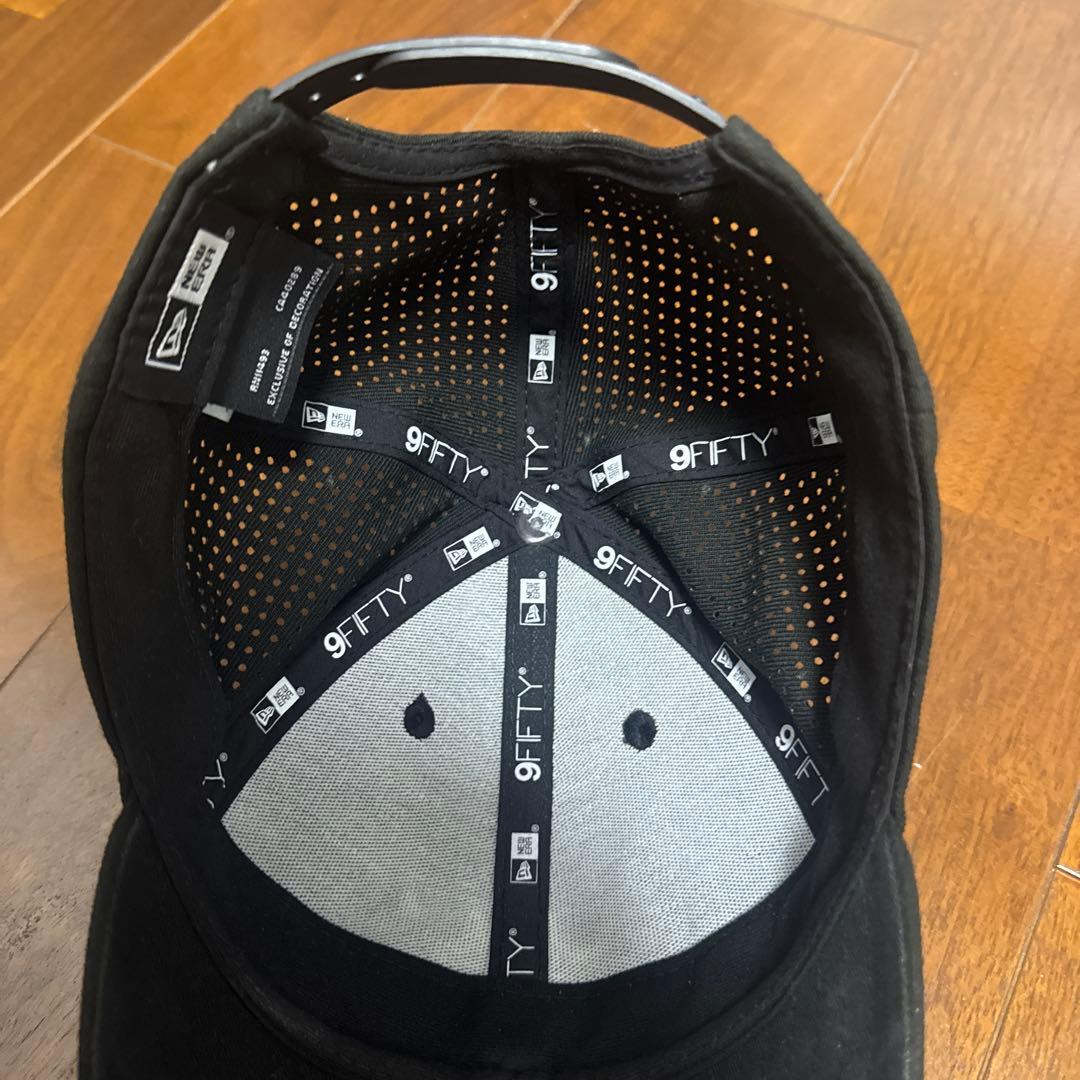 New Era 9FIFTY ブラックキャップ　ムータマリン