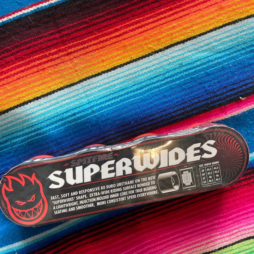SPITFIRE SUPERWIDES 58mm90A スケボーウィール