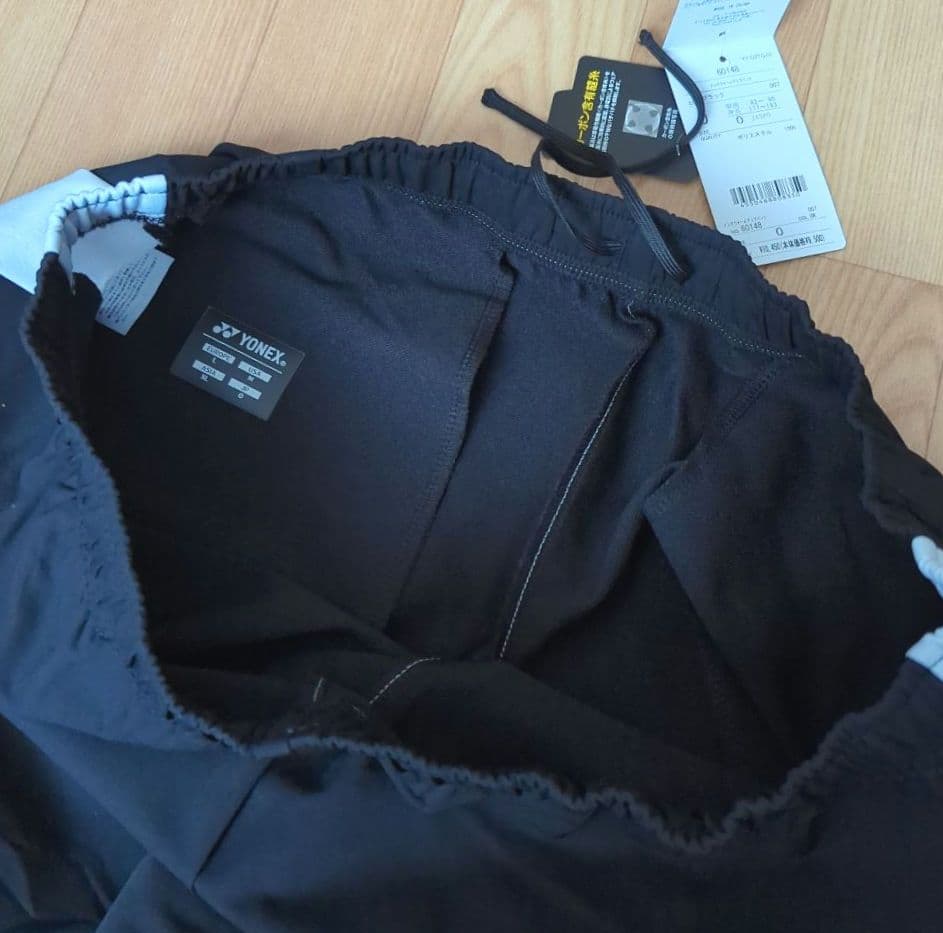 期間限定価格　新品　YONEX　メンズ　O　ウォームアップパンツ　黒　ストレッチ