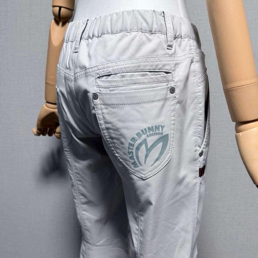 美品　マスターバニー ゴルフパンツ 0ライトグレー 立体裁断　春　パーリーゲイツ
