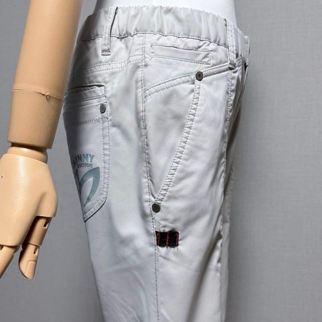 美品　マスターバニー ゴルフパンツ 0ライトグレー 立体裁断　春　パーリーゲイツ