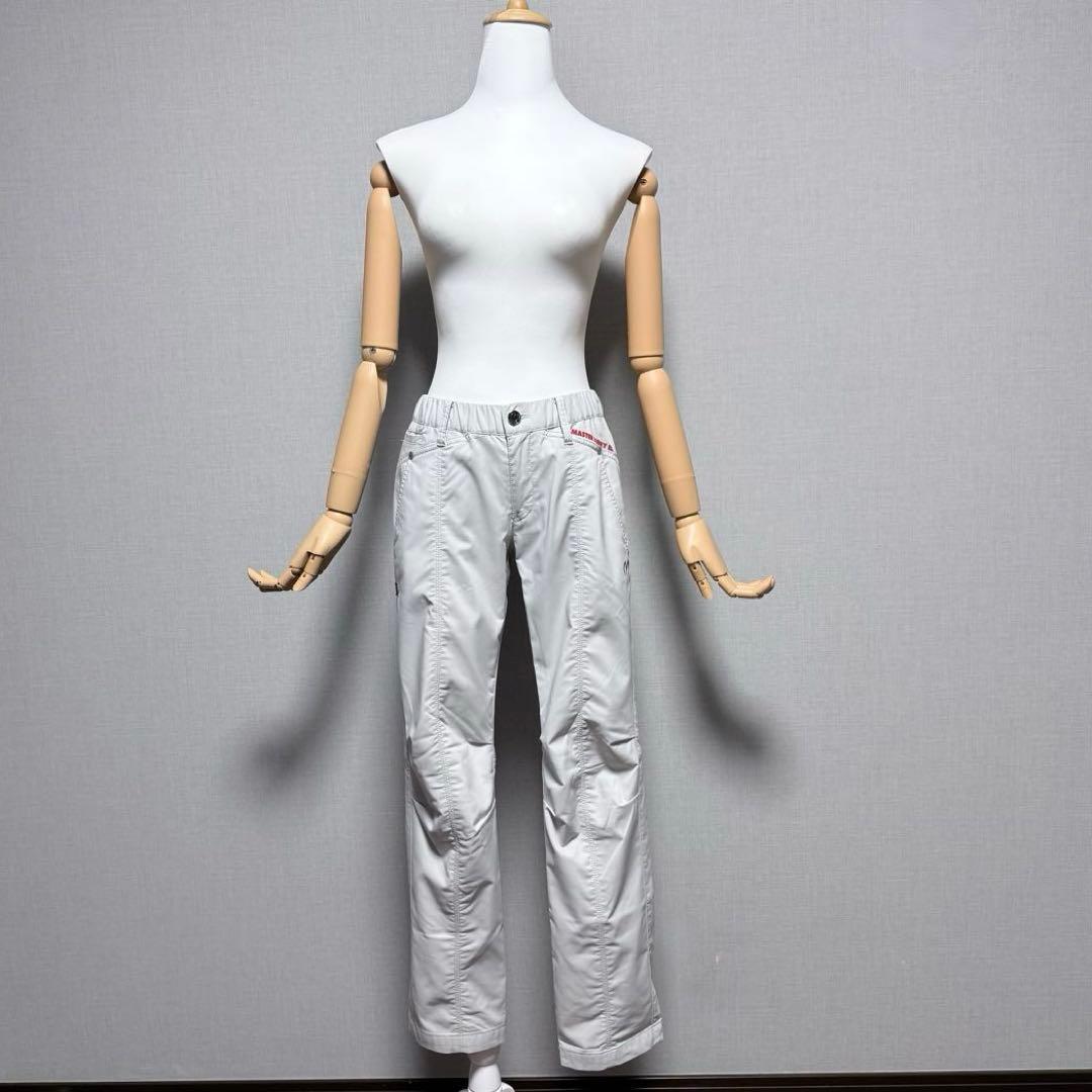 美品　マスターバニー ゴルフパンツ 0ライトグレー 立体裁断　春　パーリーゲイツ
