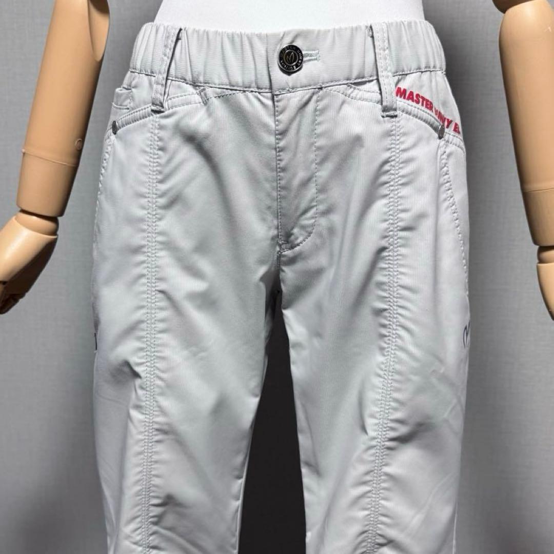 美品　マスターバニー ゴルフパンツ 0ライトグレー 立体裁断　春　パーリーゲイツ