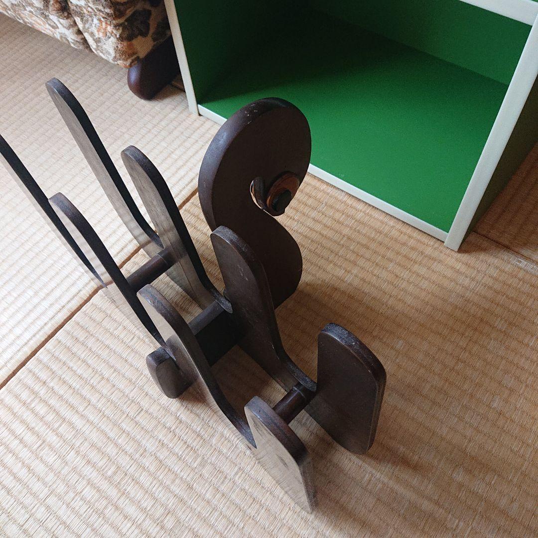 ニチハン製品白鳥スリッパ立てレトロアンティーク
