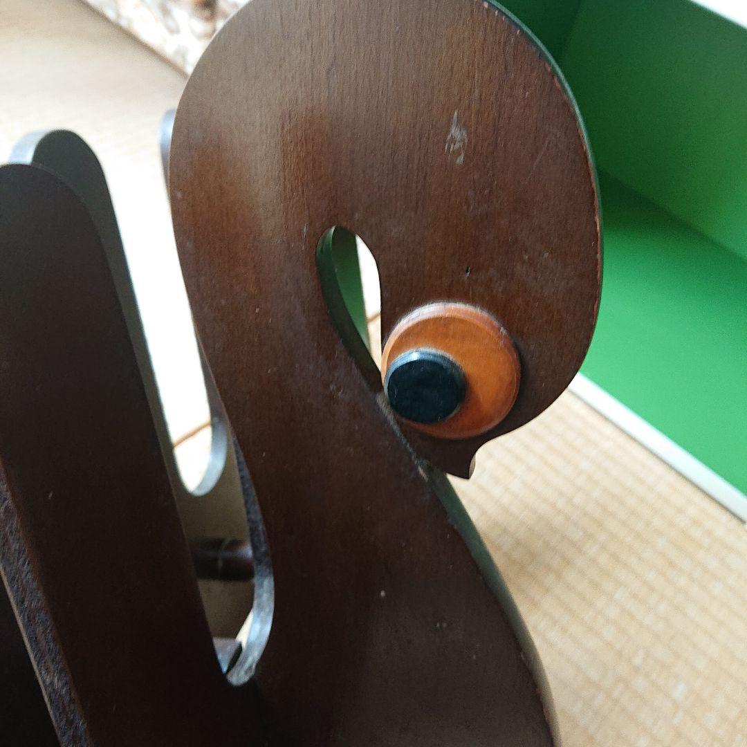 ニチハン製品白鳥スリッパ立てレトロアンティーク