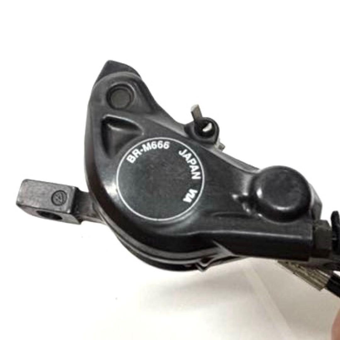 SHIMANO SLX 油圧ディスクブレーキ BR BL-M666 エア抜き済み