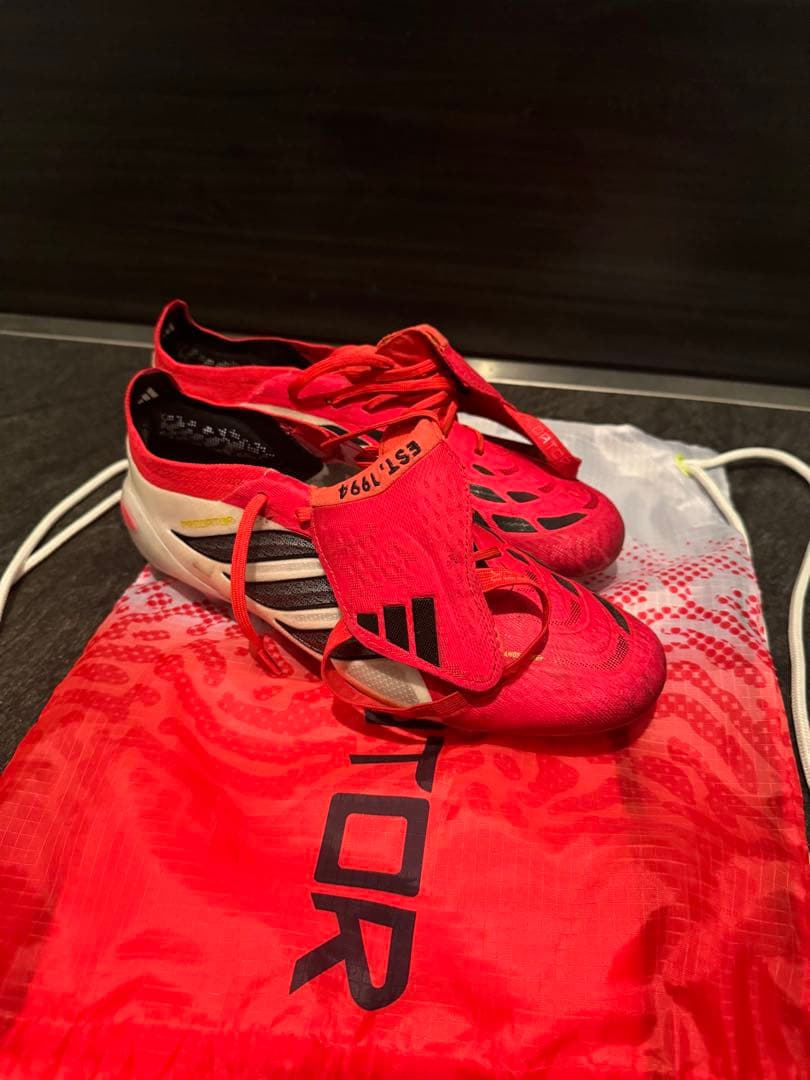 adidas 】プレデター ELITE FT AG(レッド×ホワイト)27