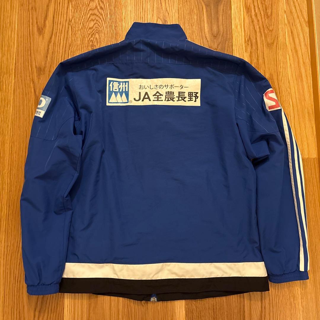 ✨【希少カラー】 アディダス　松本山雅　ウィンドブレーカー 青 XOサイズ