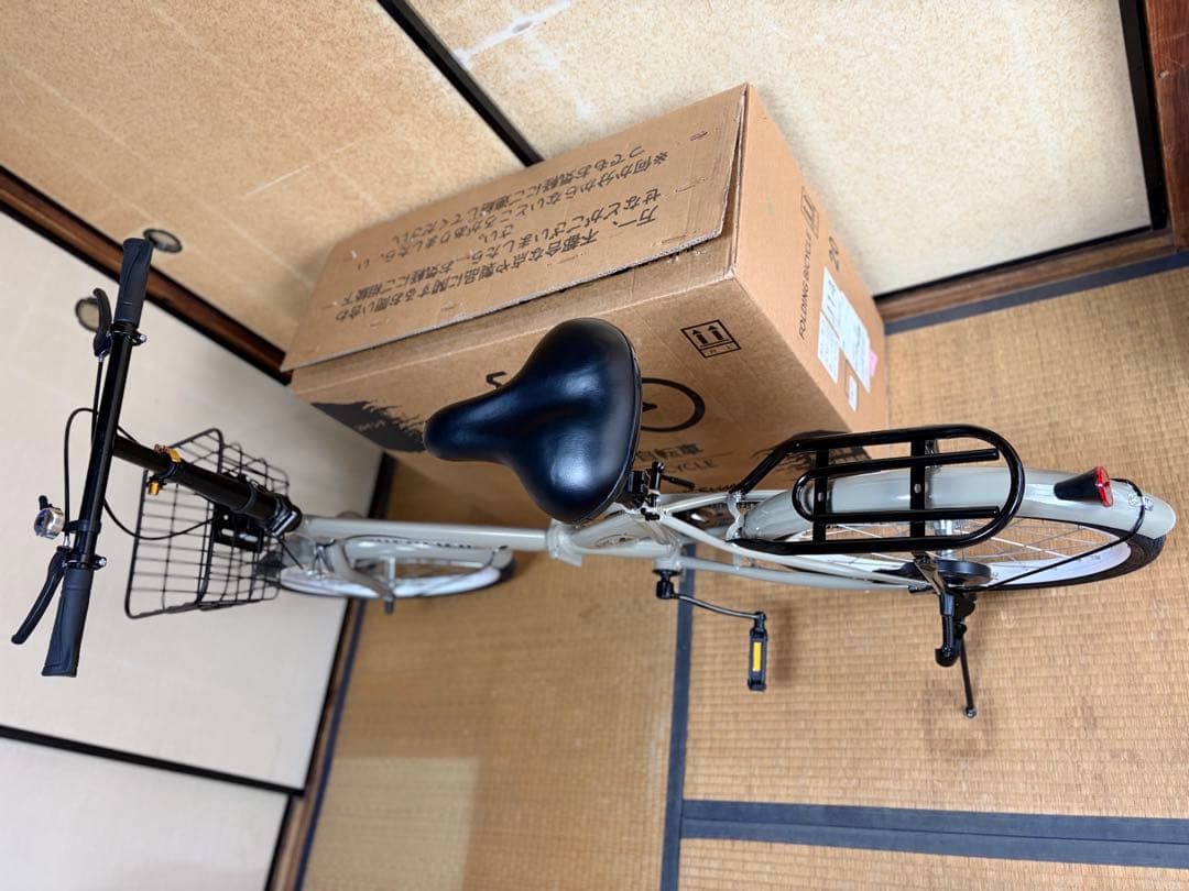 JEIBEIER 折りたたみ自転車 ベージュ