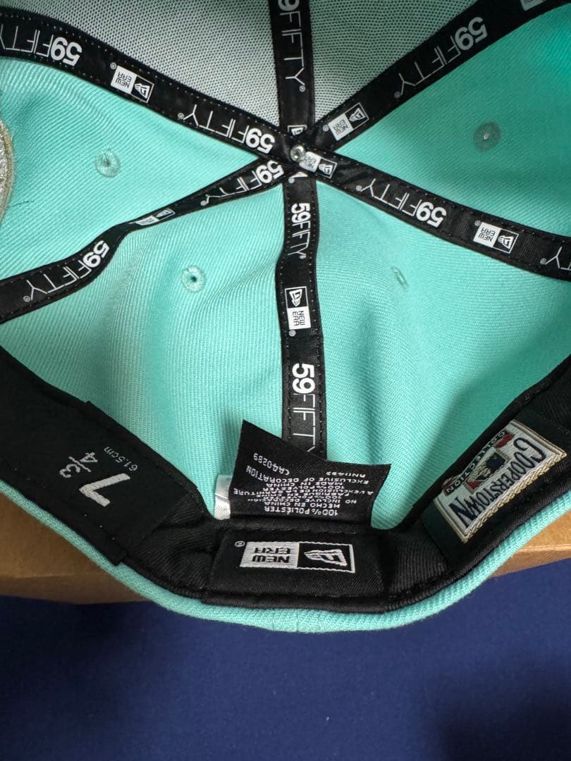 NEW ERA 59FIFTY ヤンキースキャップ ティファニー　7 3/4