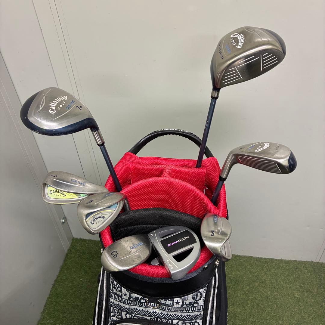 レディースゴルフクラブセット【Callaway】【キャロウェイ】【Wilson】
