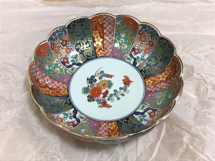 SALE【新品】有田焼・清秀作・元禄古伊万里・大鉢（大皿）