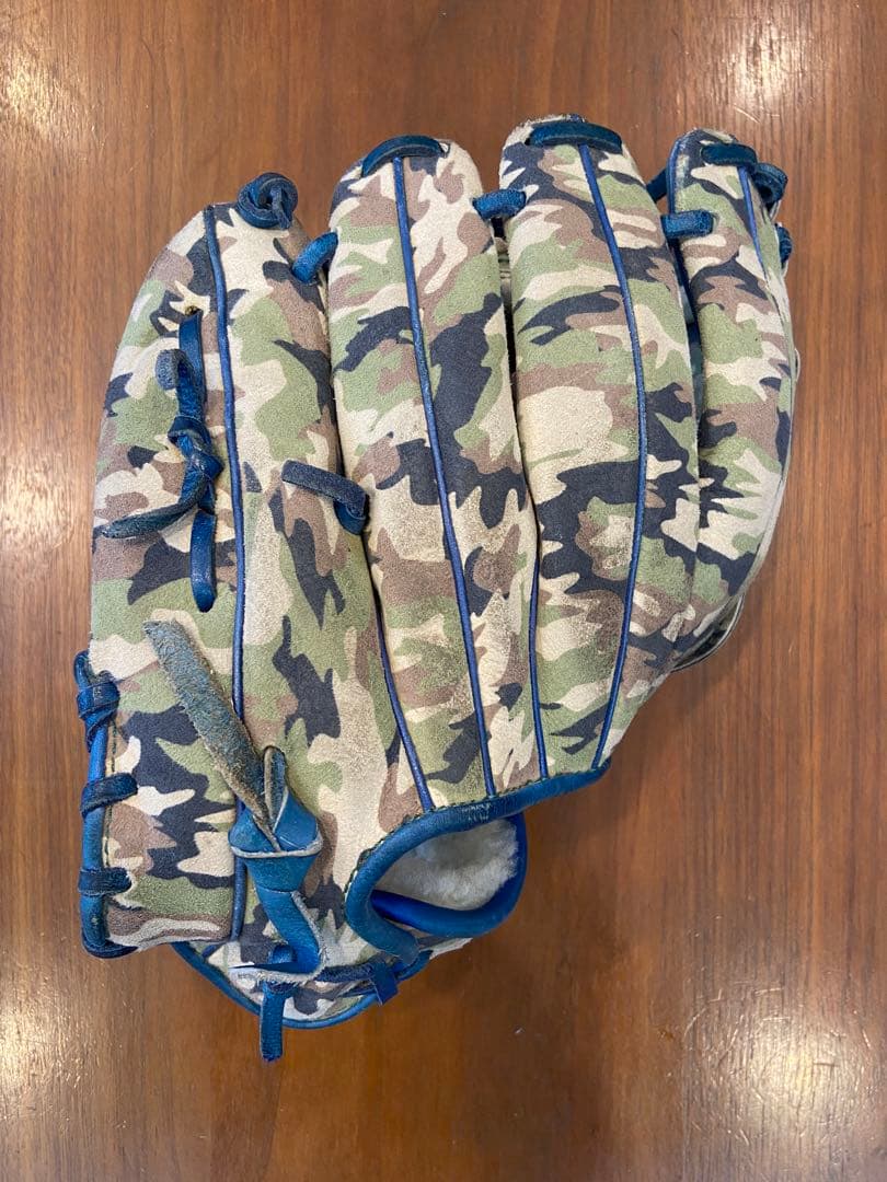 【こんにちは】アトムズ 軟式 内野用 グローブ 寺田レザー カモフラ