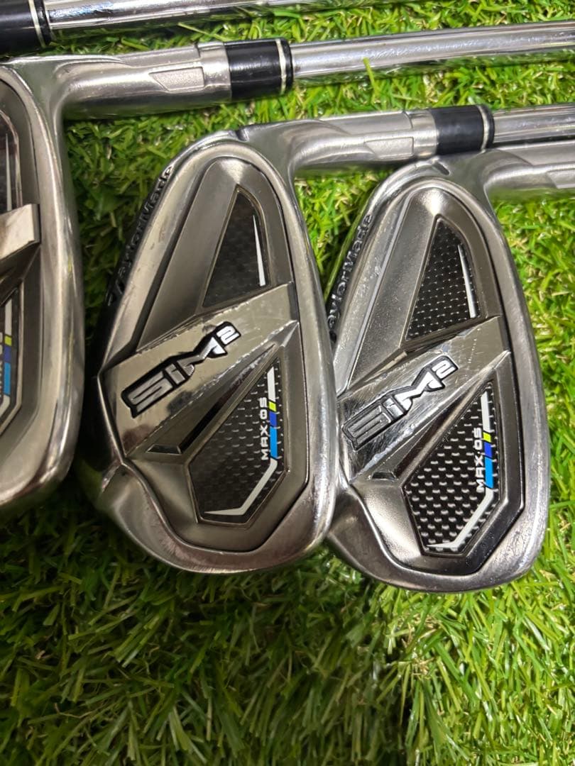 シム2 マックス OS アイアン 6-pw 5本セット KBS MAX mt S