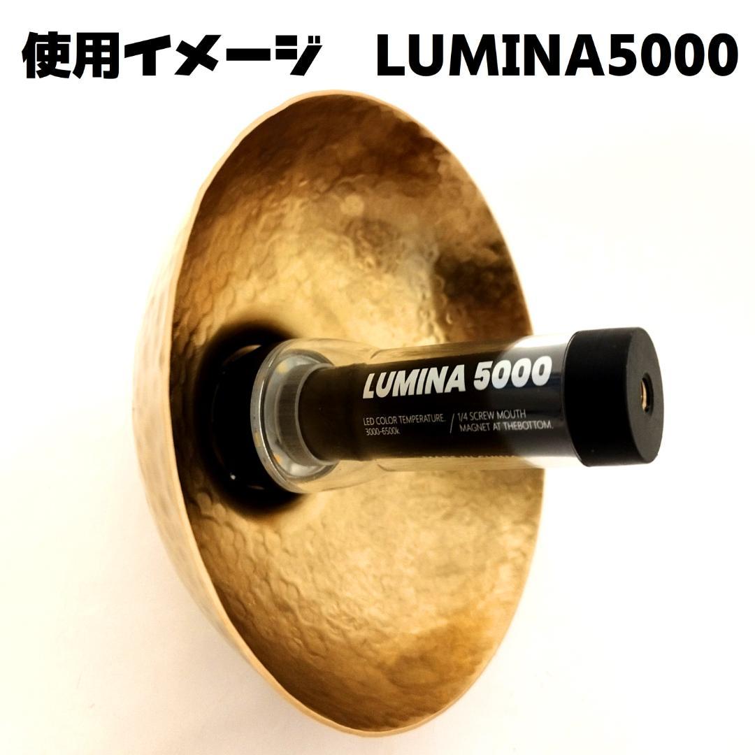 ランプシェード　槌目　真鍮製　　LUMINA5000　ジグ　38灯
