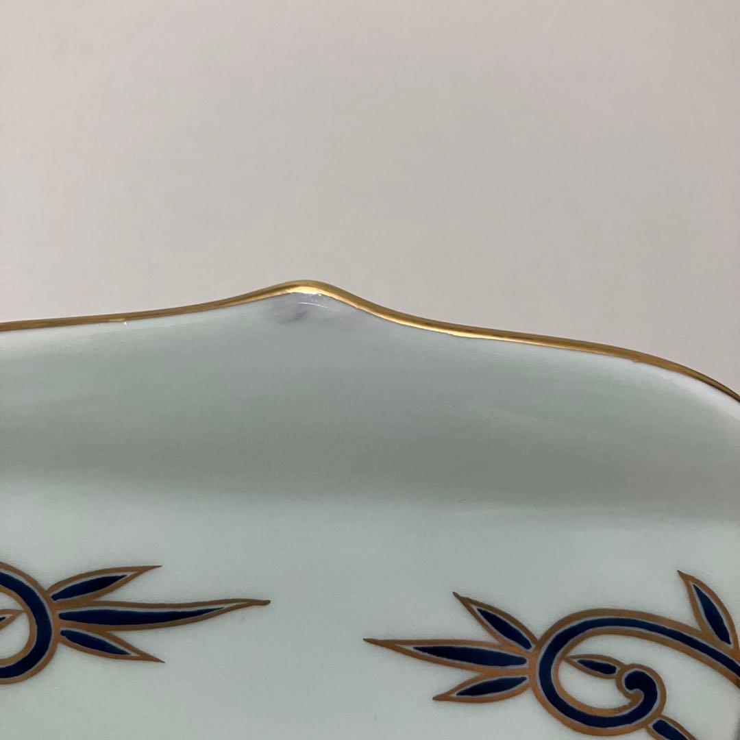 美品 林九郎窯 波佐見焼 六角盛皿 2個セット