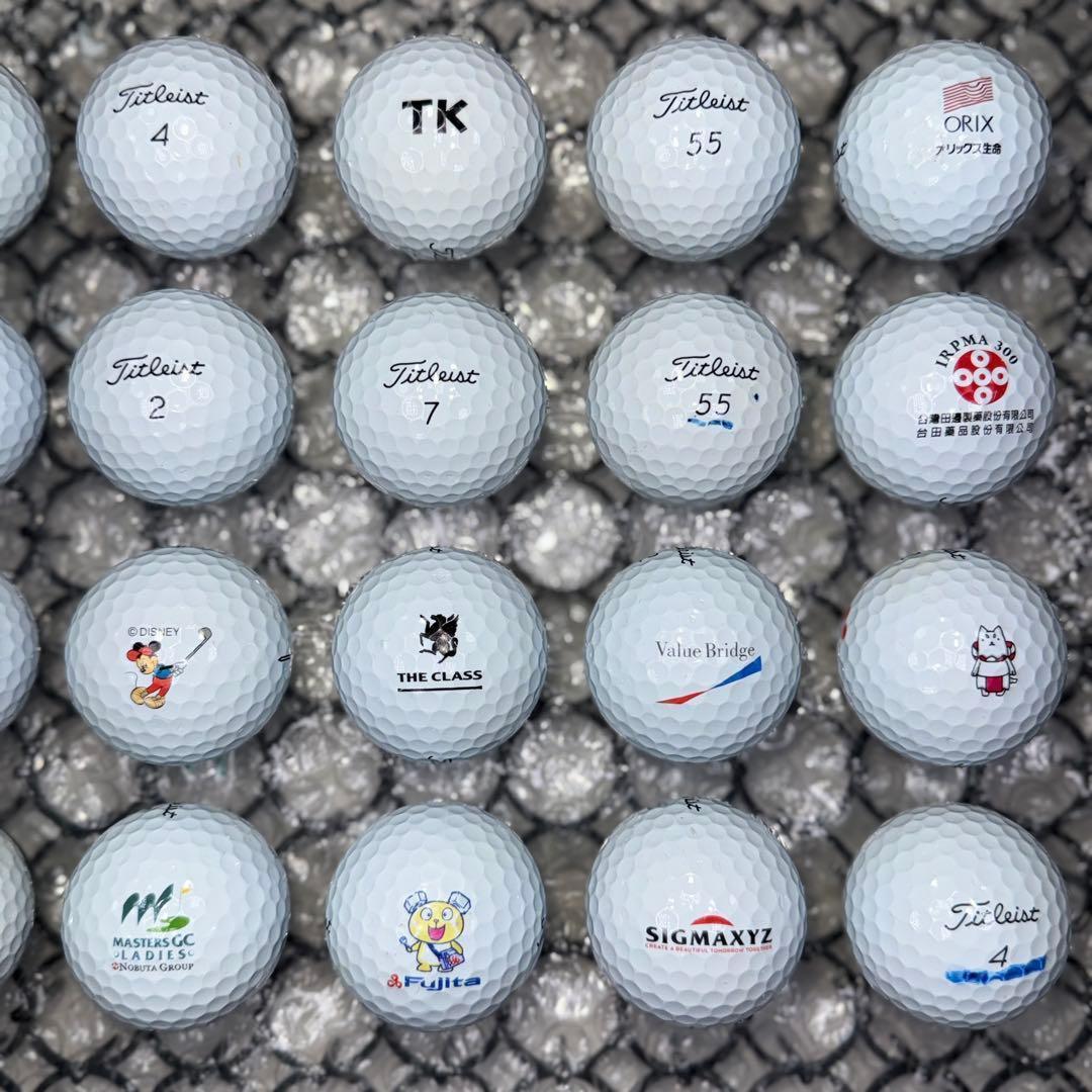 ロストボール タイトリスト PRO V1 20球 Sランク 50 おまけtee付