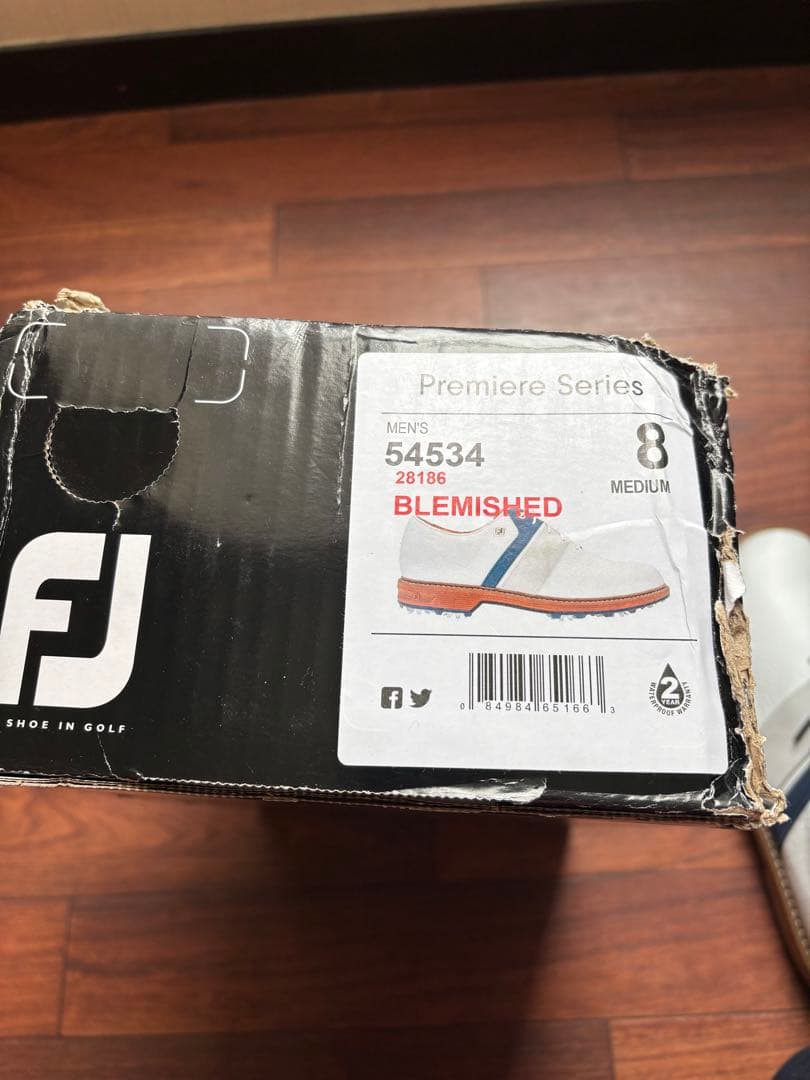 新品同様★高級フットジョイ プレミアム-Packard LX 26センチ