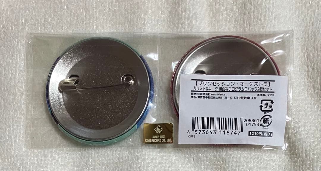 ホログラム缶バッジ　バンドスナッチ