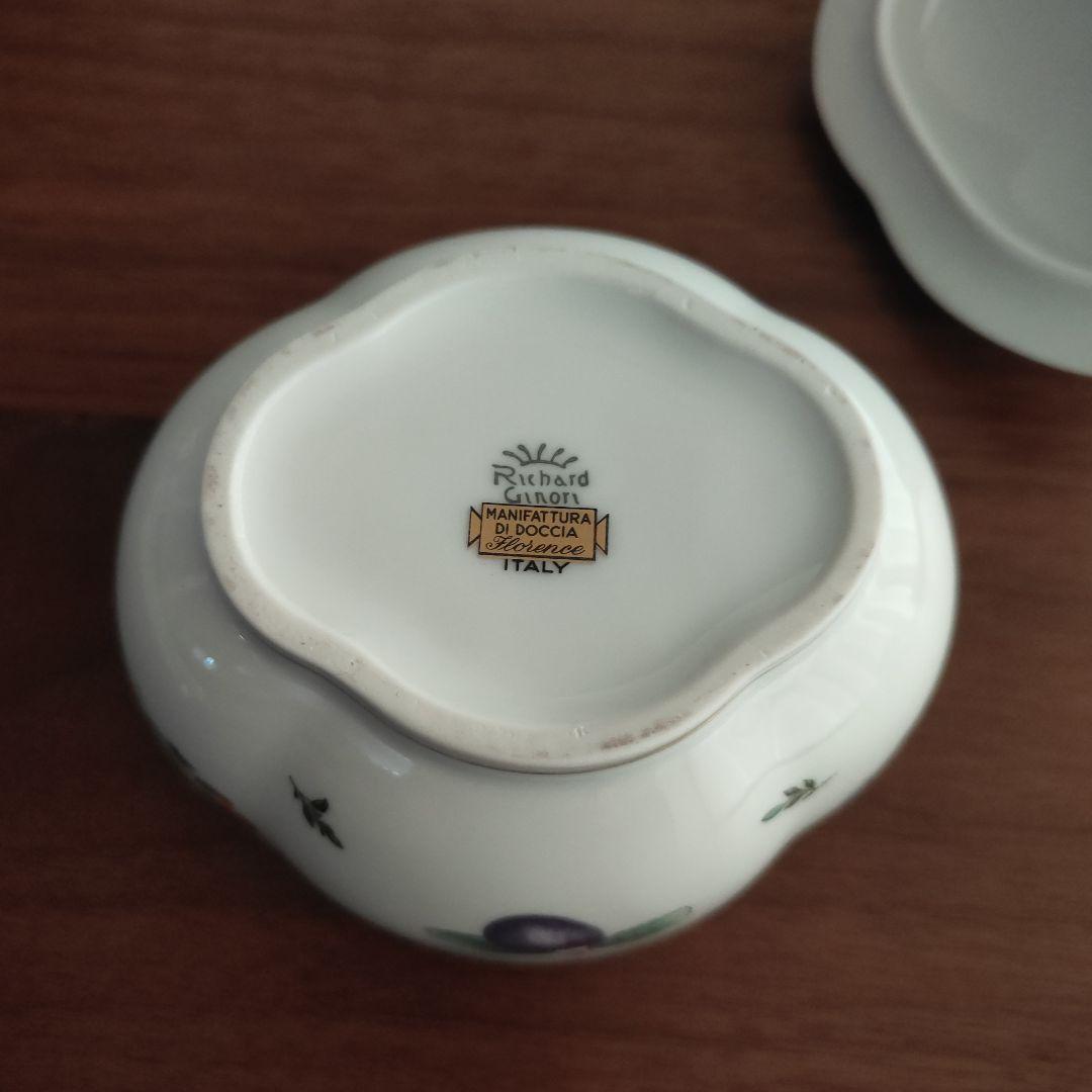 美品 リチャードジノリ　イタリアンフルーツ　ボンボニエール
