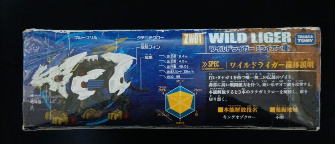 タカラトミー ゾイドワイルド ワイルドライガー（ライオン種）