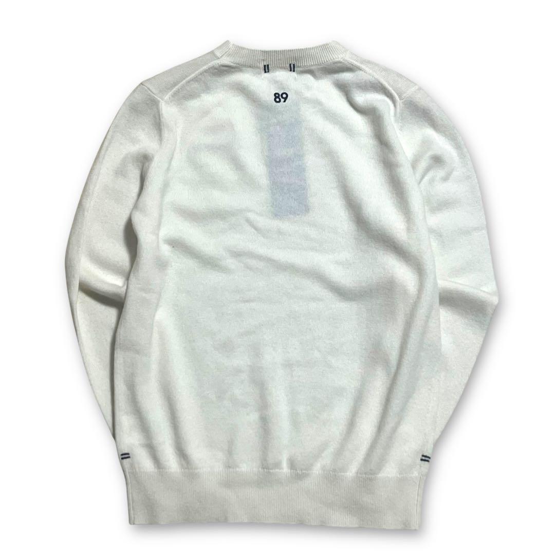 新品 パーリーゲイツ カシミヤ100% クルーネックセーター ニット